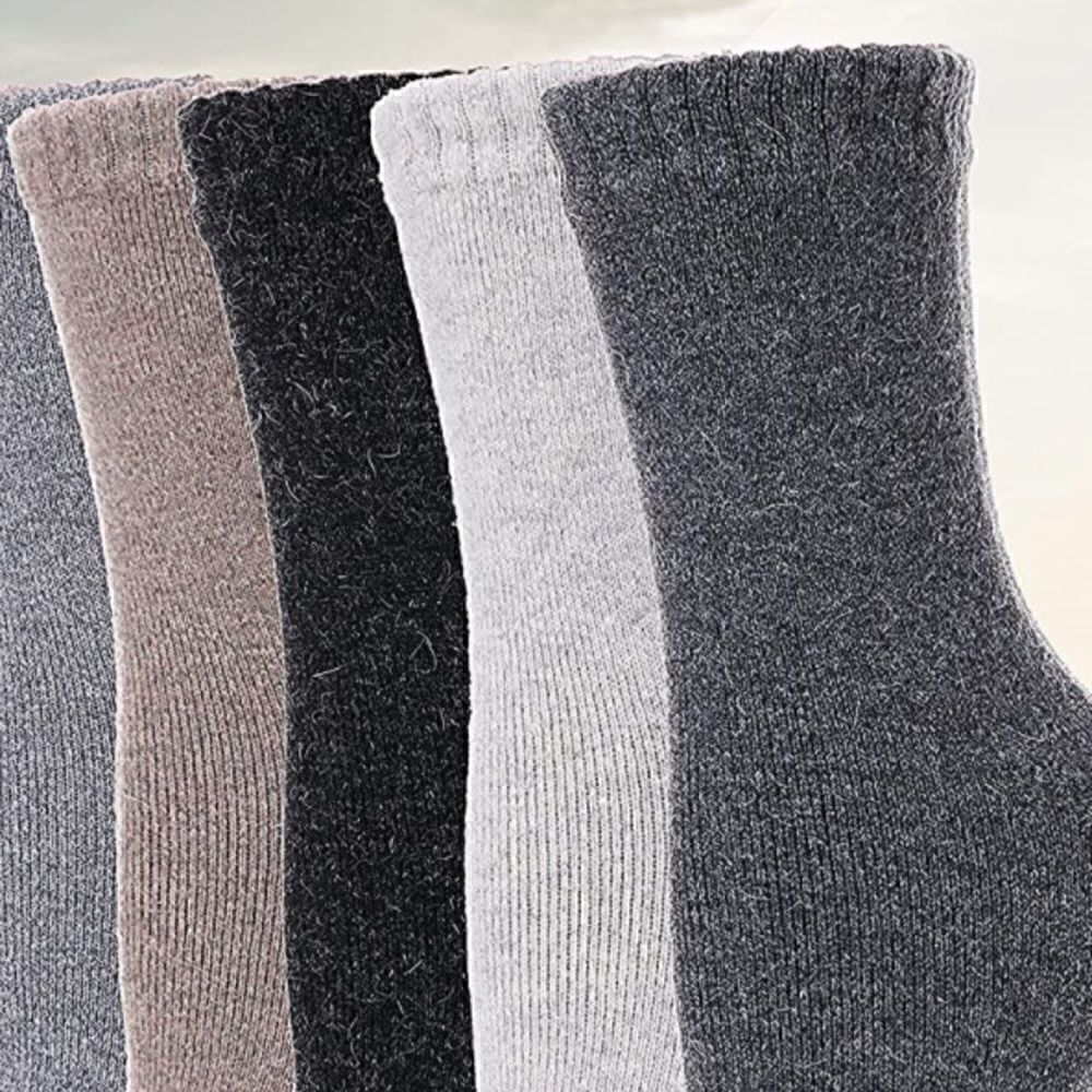 Neutral Merino Wool Blend Socks - Picture 2 of 6